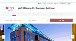 Desktop Screenshot of aloftoklahomacitybricktown.com